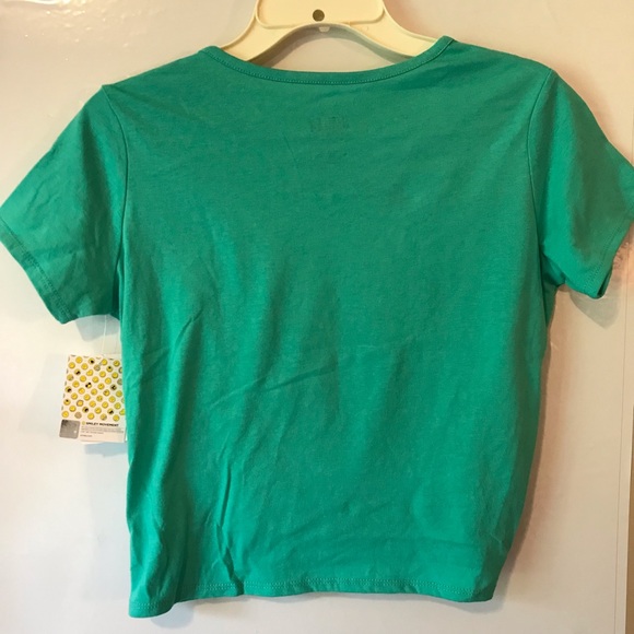 New XL 16 T-shirt “Choose Happy”, Teal green, Cotton/Polyester - Picture 3 of 7